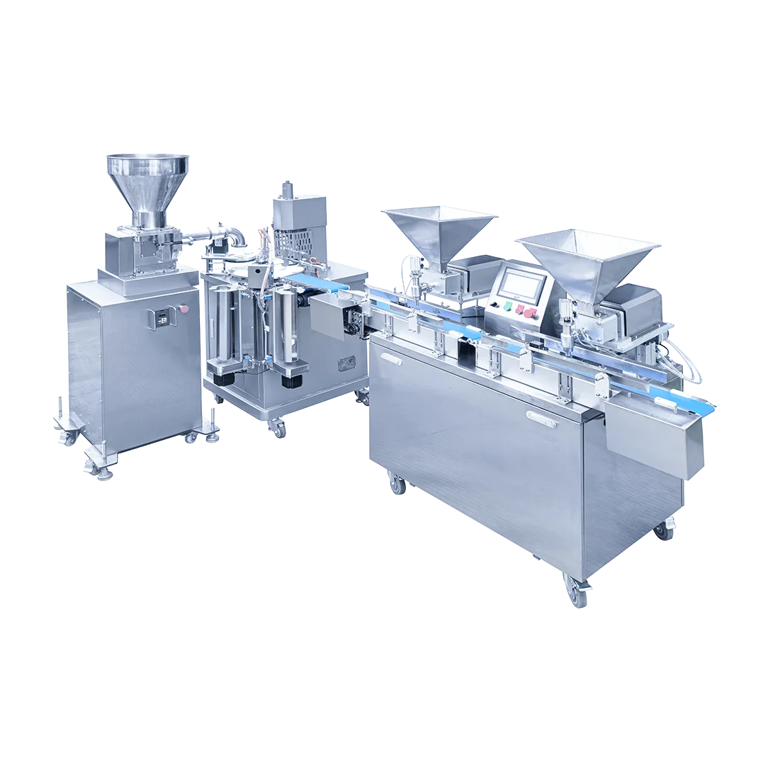 Tart-Pie-Forming-Machine-with-Filling-and-Feeder-4
