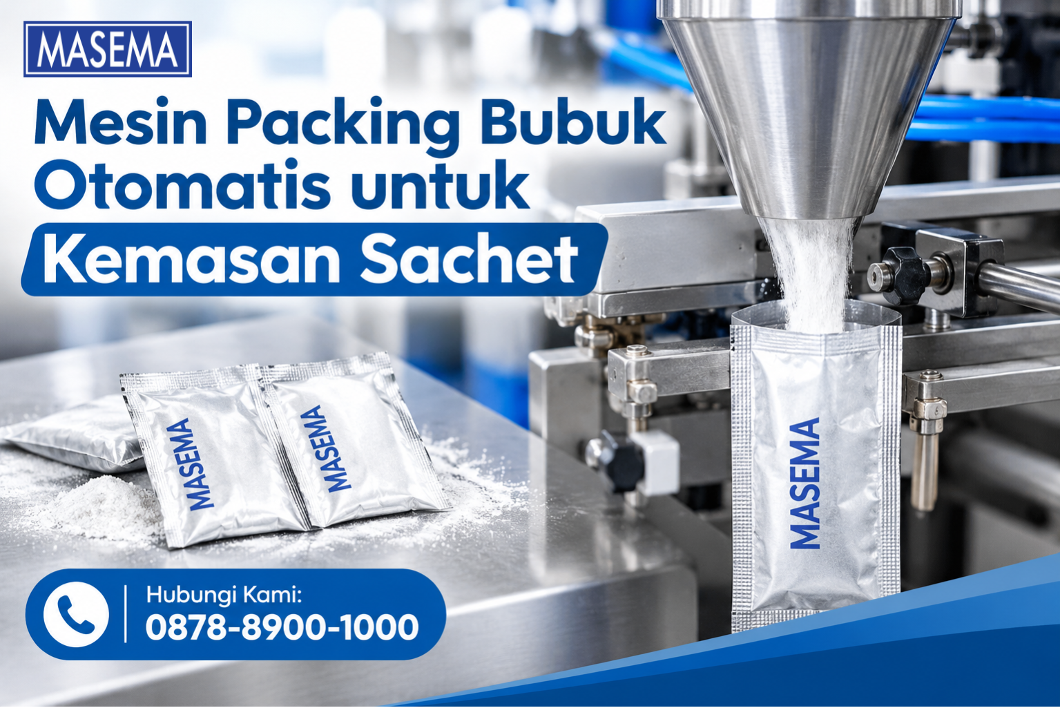 Mesin packing bubuk otomatis