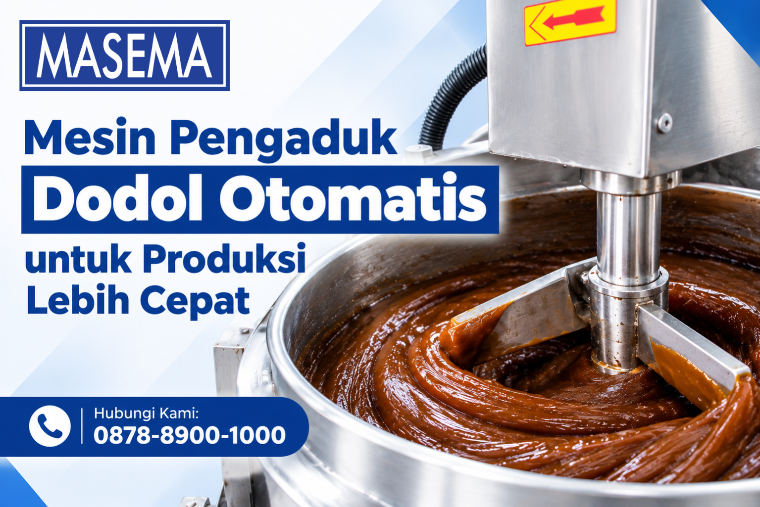 Mesin pengaduk dodol otomatis
